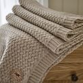 The Lyndon Company - Cadenza Knitted Throw Natural additional 4