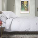 The Lyndon Company - Cherry Blossom Duvet Set Teal additional 5