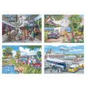 House of Puzzles - Going Places 4 x 500 Piece Jigsaw Puzzle additional 1