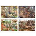 House of Puzzles - Time to Potter 4 x 500 Piece Jigsaw Puzzle additional 2