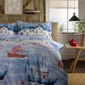 Lobster Creek - Coastal Fishing Village Duvet Set additional 3