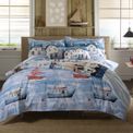 Lobster Creek - Coastal Fishing Village Duvet Set additional 1