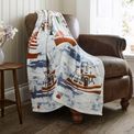 Lobster Creek - Coastal Fishing Village Throw additional 6