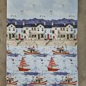 Lobster Creek - Coastal Fishing Village Throw additional 2