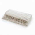Lobster Creek - Salcombe Stripe Throw Latte additional 5
