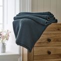 Lobster Creek - Saunton Stitch Throw Sea Blue additional 1