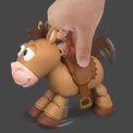 Disney Pixar Toy Story - Lil Partner Bullseye Posing Horse Toy Action Figure additional 4