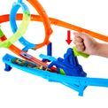 Hot Wheels - Stunt Tracks Rapid Launch Cyclone Toy Car Playset additional 5