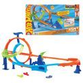 Hot Wheels - Stunt Tracks Rapid Launch Cyclone Toy Car Playset additional 2