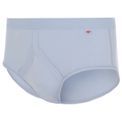 HJ Hall - Cotton Fly-Front Brief 3 Pair Pack Light Blue additional 4
