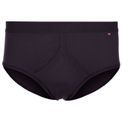 HJ Hall - Cotton Fly-Front Brief 3 Pair Pack Navy additional 3
