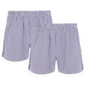 HJ Hall - Cotton Woven Boxers 2 Pair Pack Navy additional 1
