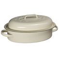 J&amp;L - 4L Enameled Sage Green Self-Basting Roaster With Lid additional 1
