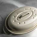 J&amp;L - 4L Enameled Sage Green Self-Basting Roaster With Lid additional 4
