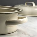 J&amp;L - 4L Enameled Sage Green Self-Basting Roaster With Lid additional 5