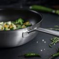 Kuhn Rikon - Culinary Fiveply Wok Pan With Lid &amp; Helper Handles Non-Stick 28cm additional 3