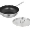 Kuhn Rikon - Culinary Fiveply Wok Pan With Lid &amp; Helper Handles Non-Stick 28cm additional 1