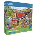 Gibsons - Canal Boat Blooms 500XL Piece Jigsaw Puzzle additional 1