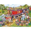 Gibsons - Canal Boat Blooms 500XL Piece Jigsaw Puzzle additional 3