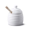 WM. Bartleet - Honey Pot with Wooden Dipper additional 1