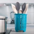 Zeal - Melamine Cutlery Drainer Aqua Blue additional 2