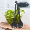 Zeal - Melamine Salad Servers Set of 2 Dark Grey additional 2