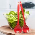 Zeal - Melamine Salad Servers Set of 2 Red additional 2