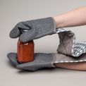 Zeal - SteamStop™ Silicone Double Oven Gloves - Dark Grey additional 2