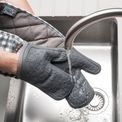 Zeal - SteamStop™ Silicone Double Oven Gloves - Dark Grey additional 3