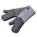 Zeal - SteamStop™ Silicone Double Oven Gloves - Dark Grey additional 1