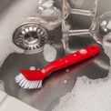 Zeal - Washing Up Brush with Scraper - Red additional 2