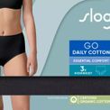 Sloggi - GO Daily Cotton Highwaist Knickers 3 Pack Black additional 2