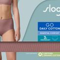 Sloggi - GO Daily Cotton Highwaist Knickers 3 Pack Cacao additional 2