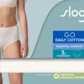 Sloggi - GO Daily Cotton Highwaist Knickers 3 Pack Silk White additional 3