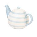 Siip - Wide Horizontal Stripe 6 Cup Teapot Blue additional 2
