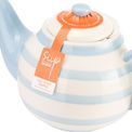 Siip - Wide Horizontal Stripe 6 Cup Teapot Blue additional 3