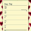 Otter House - Emma Bridgewater Double Hearts WTV Magnetic Calendar 2027 additional 3