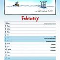 Otter House - Eric the Penguin Slim Calendar 2027 additional 2