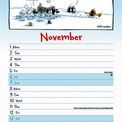 Otter House - Eric the Penguin Slim Calendar 2027 additional 4