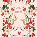 Otter House - Fashion Diary Pink Bird Floral A6 Diary 2027 additional 1