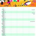 Otter House - Happy Family Planner A3 Calendar 2027 additional 4