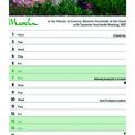 Otter House - Monet Slim Calendar 2027 additional 2