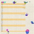 Otter House - Mums Fabric Househol Planner Wall Calendar 2027 additional 4