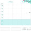 Otter House - Organised Family Geometric WT Planner Wall Calendar 2027 additional 2