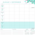Otter House - Organised Family Geometric WT Planner Wall Calendar 2027 additional 5