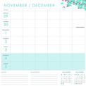 Otter House - Organised Family Geometric WT Planner Wall Calendar 2027 additional 4