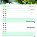 Otter House - Royal Botanic Gardens Kew Kew in Colour Slim Calendar 2027 additional 3