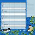 Otter House - RSPB Illustrated Househol Planner Wall Calendar 2027 additional 3