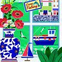 Otter House - Seaside Days Slim Calendar 2027 additional 1