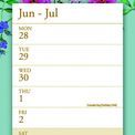 Otter House - Vintage Garden WTV Magnetic Calendar 2027 additional 4